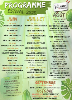 L'agenda de l'été 2025 à Valloire