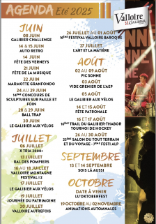 L'agenda de l'été 2025 à Valloire
