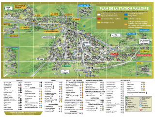 Plan du village été